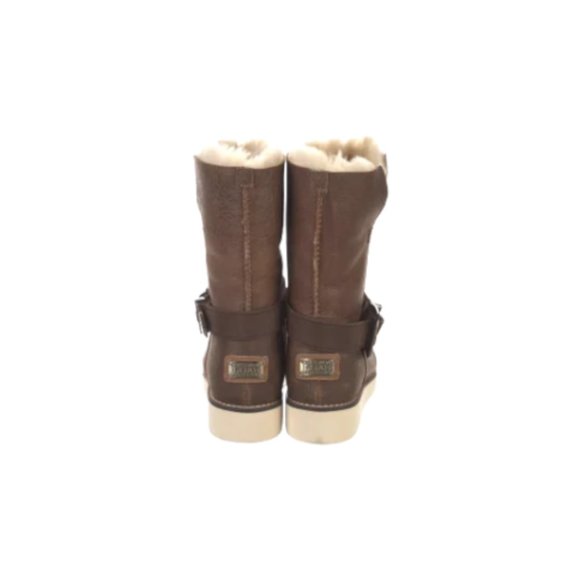 Australia Luxe Collective Nubuck Distressed Accents Moto Boots - Picture 4 of 5